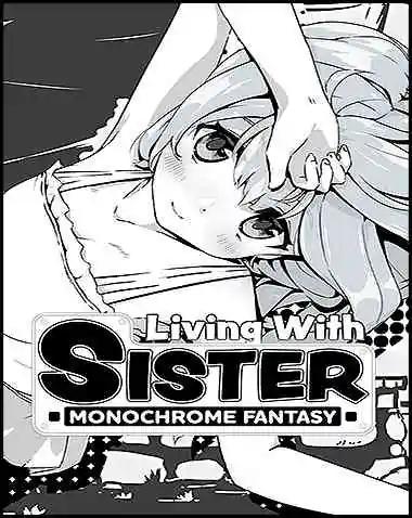 Living With Sister: Monochrome Fantasy Logo